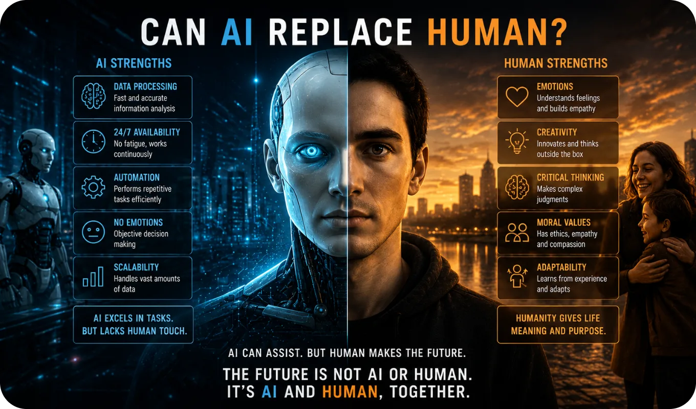 Can AI Replace Humans? Let's Have an Honest Conversation